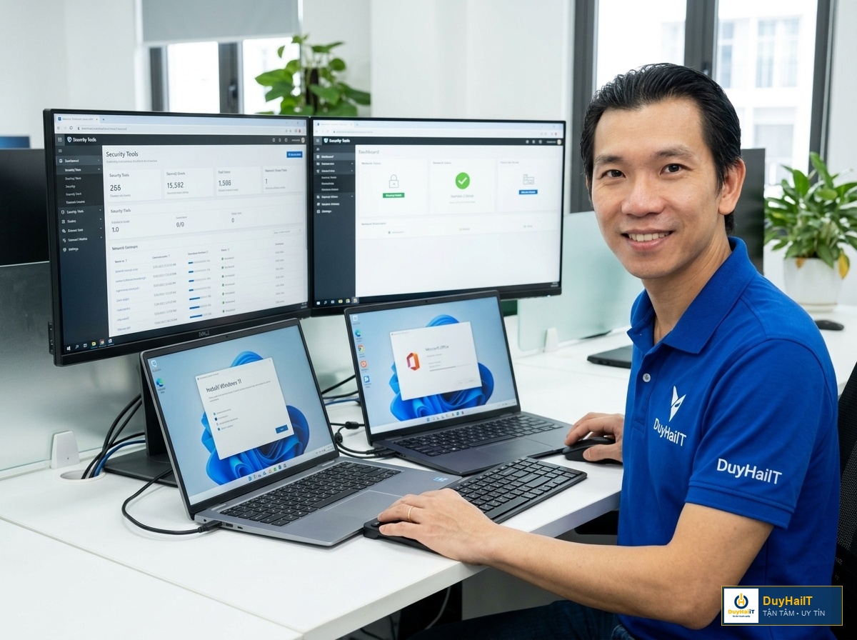 Cài đặt Windows và phần mềm