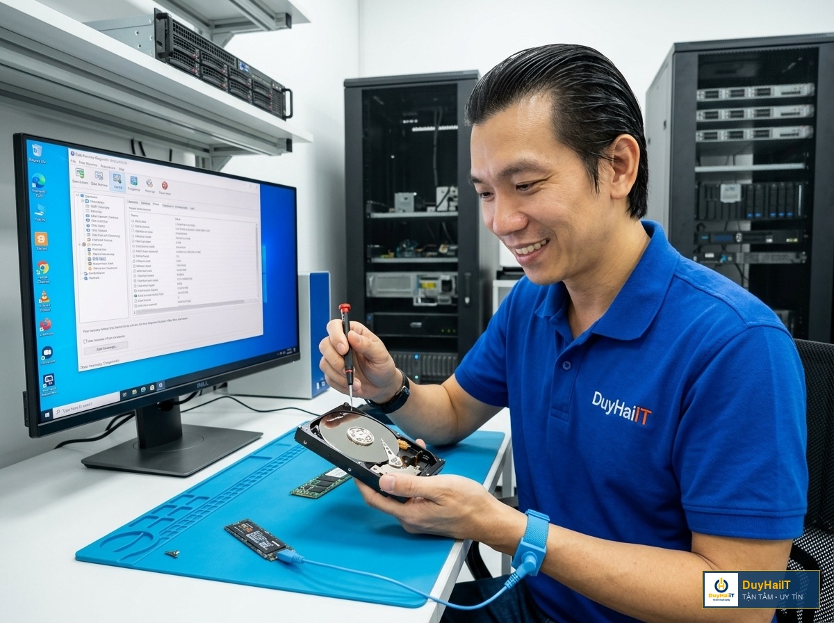Cứu dữ liệu ổ cứng HDD SSD